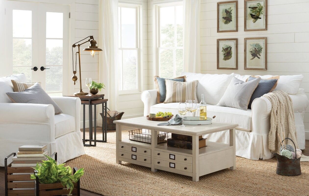 Use a Coffee Table with Storage